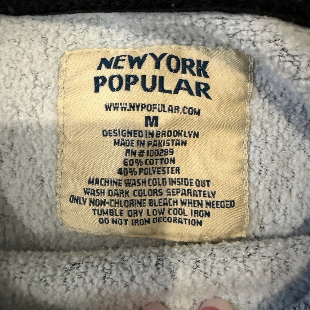 New York Popular St Louis Sweatshirt Monogram Sleeve Sz M Rn 100289 - Picture 4 of 5